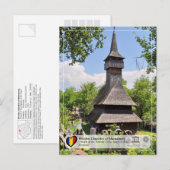 Carte Postale Eglise de la Nativité de la Vierge, Ieud (Devant / Derrière)