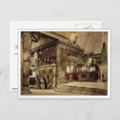 Carte Postale Église de la nativité (intérieure), Bethlehem, (Devant / Derrière)