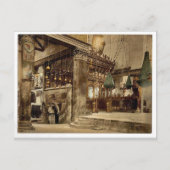 Carte Postale Église de la nativité (intérieure), Bethlehem, (Devant)