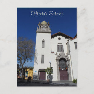 Carte Postale Église de la rue Olvera à Los Angeles