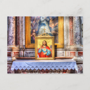 Carte Postale Eglise de Ljubljana Jésus