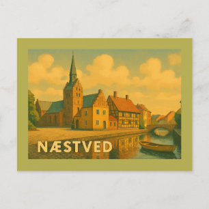 Carte Postale Église de Næstved Danemark