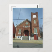 Carte Postale Église de Pennsylvanie (Devant / Derrière)