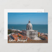 Carte Postale Eglise de Père Noël Engracia à Lisbonne, Portugal (Devant / Derrière)