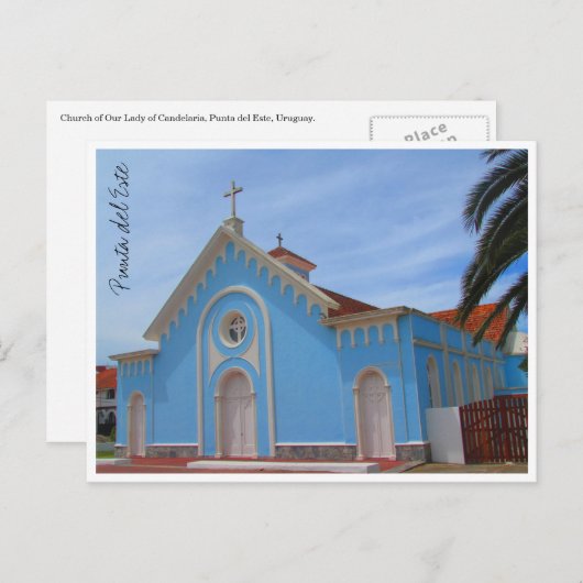 Carte Postale église de punta del este (Devant / Derrière)