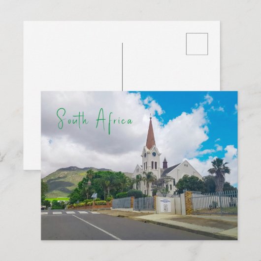 Carte Postale Eglise de Riebeek-Kasteel Voir Afrique du Sud ZA (Devant / Derrière)