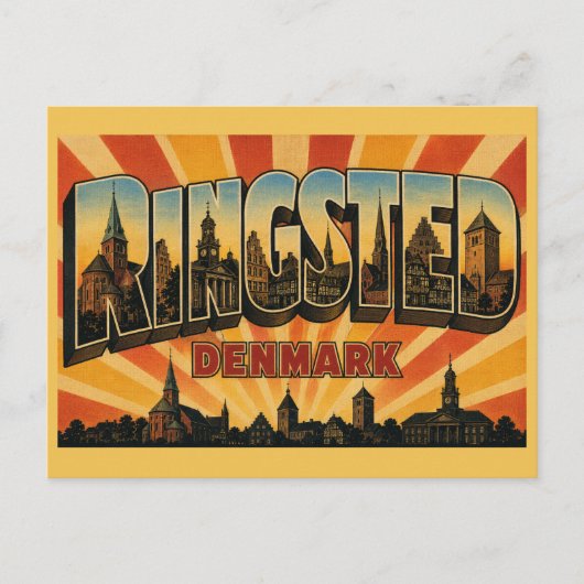 Carte Postale Église de Ringsted Danemark (Devant)