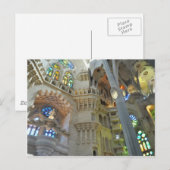 Carte Postale Église de Sagrada Familia de La (Devant / Derrière)