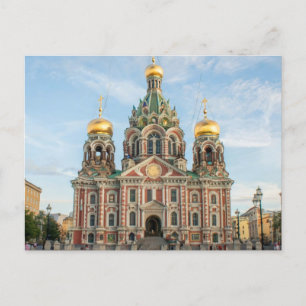 Carte Postale Église de Saint-Pétersbourg Russie