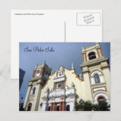 Carte Postale église de san pedro (Devant / Derrière)