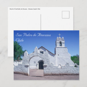Carte Postale Église de San Pedro de Atacama - Chili