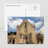 Carte Postale église des capucins de Bratislava (Devant / Derrière)