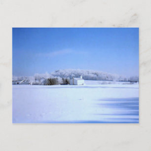 Carte Postale Église d'hiver