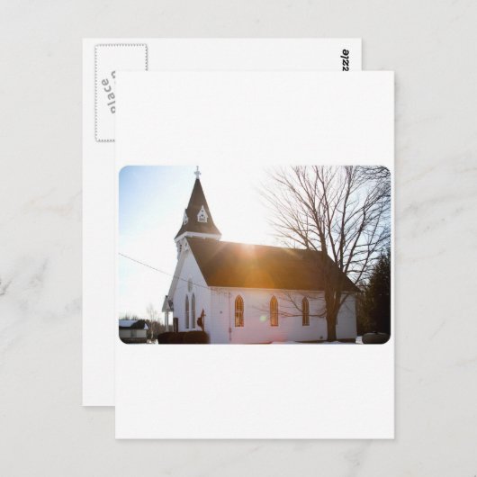 Carte Postale Église du Pays (Devant / Derrière)