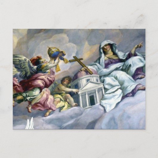 Carte Postale église en fresque (Devant)