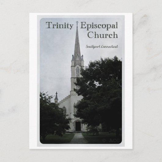 Carte Postale Église épiscopale de Trinité (Devant)