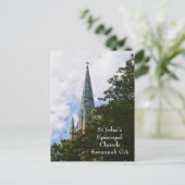 Carte Postale Église épiscopale St John’s Savannah Photographie (Debout devant)