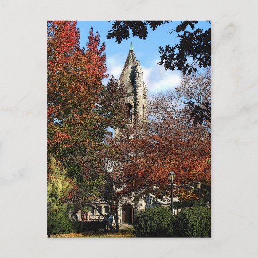 Carte Postale Église et Maples (Devant)