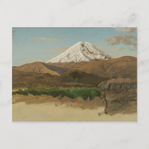 Carte Postale Église Frederic Edwin - Étude du Mont Chimborazo