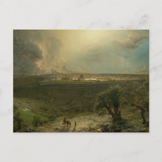 Carte Postale Église Frédéric Edwin - Jérusalem du Mont (Devant)