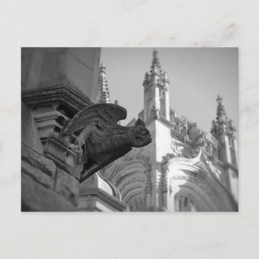 Carte Postale Église Gargoyle (Devant)