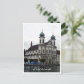 Carte Postale église jesuit lucerne (Debout devant)