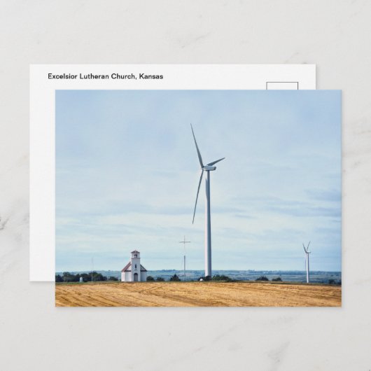 Carte Postale Eglise luthérienne Excelsior (Devant / Derrière)