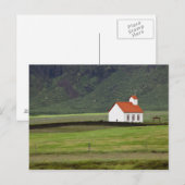 Carte Postale Eglise luthérienne, Islande (Devant / Derrière)