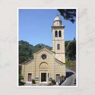 Carte Postale église martino de portofino