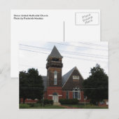 Carte Postale Église méthodiste unifiée (Devant / Derrière)