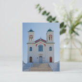 Carte Postale Église Naousa, île de Ios, Grèce (Debout devant)