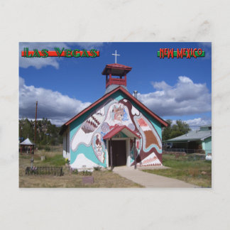 Carte Postale Église peinte, Montezuma Nouveau-Mexique