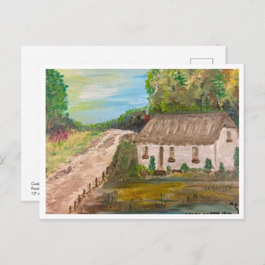 Carte Postale Église presbytérienne de Cedar Creek 1987 MEJP (Devant / Derrière)