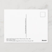 Carte Postale Église presbytérienne de Cedar Creek 1987 MEJP (Dos)