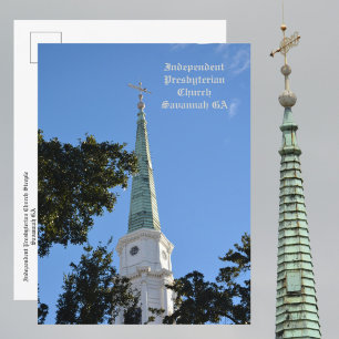 Carte Postale Église presbytérienne indépendante Flèche Savannah