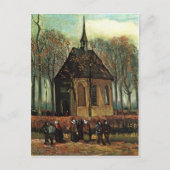 Carte Postale Eglise réformée à Nuenen, Van Gogh Art (Devant)