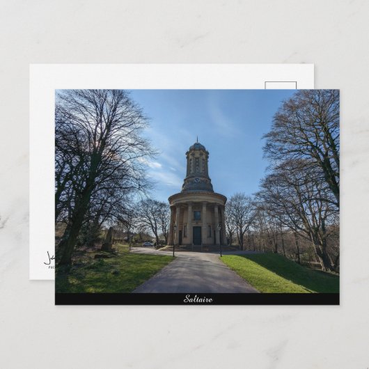 Carte Postale Eglise réformée Saltaire (Devant / Derrière)