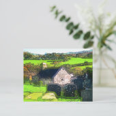 CARTE POSTALE ÉGLISE RURALE (Debout devant)