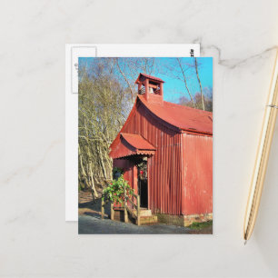 CARTE POSTALE ÉGLISE RURALE