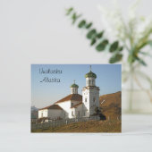 Carte Postale Église russe d'Unalaska (Debout devant)