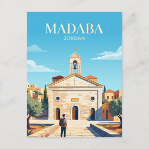 Carte Postale Église Saint-Georges (Carte de Madaba) Jordanie