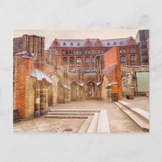 Carte Postale Église Saint-Nicolas, Hambourg, Allemagne (Devant)