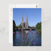 Carte Postale Église Saint-Paul de Strasbourg (Devant / Derrière)