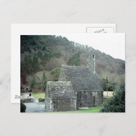 Carte Postale Eglise St.Kevins, Glendalough, Co.Wicklow, Irlande (Devant / Derrière)