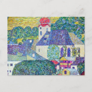 Carte Postale Eglise St Wolfgang par Gustav Klimt, Art Victorien