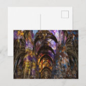 Carte Postale Eglise viennoise illuminée (Devant / Derrière)