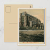 Carte Postale Église vintage du Sacré-Coeur Wimbledon (Devant / Derrière)