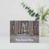 Carte Postale église Visby Suède Ruines (Debout devant)