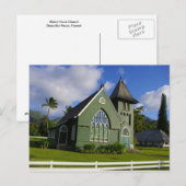 Carte Postale Église Waioli Huiia - Kauai (Devant / Derrière)