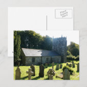 Carte Postale Église Warleggan Cornwall Angleterre (Devant / Derrière)